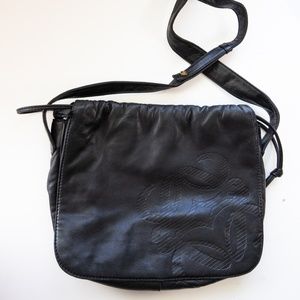 Loewe Black Anagram Leather Pouchette